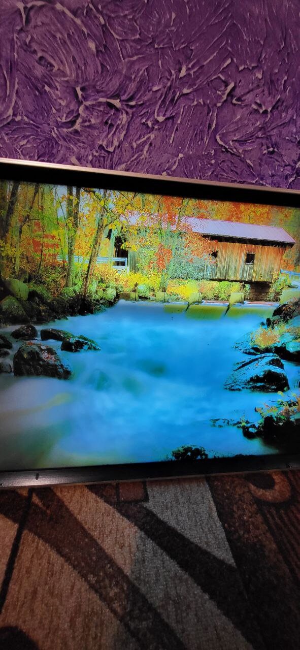 Motion&sound Wall Hanging,motion Picture Waterfall, Vintage 70s, Motion