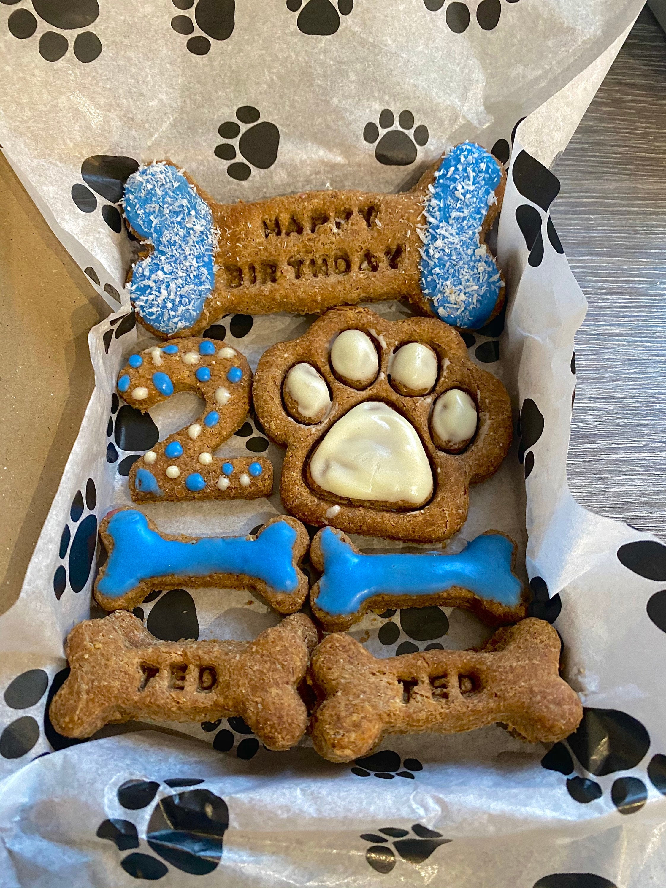 Birthday dog biscuits Etsy