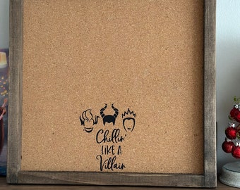 Tablero de exhibición de la colección de pins de villanos de Disney