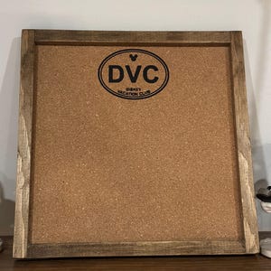 DVC Disney Vacation Club Pin Collection Display Board