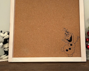 Frozen Olaf Disney Pin Collection Display Board