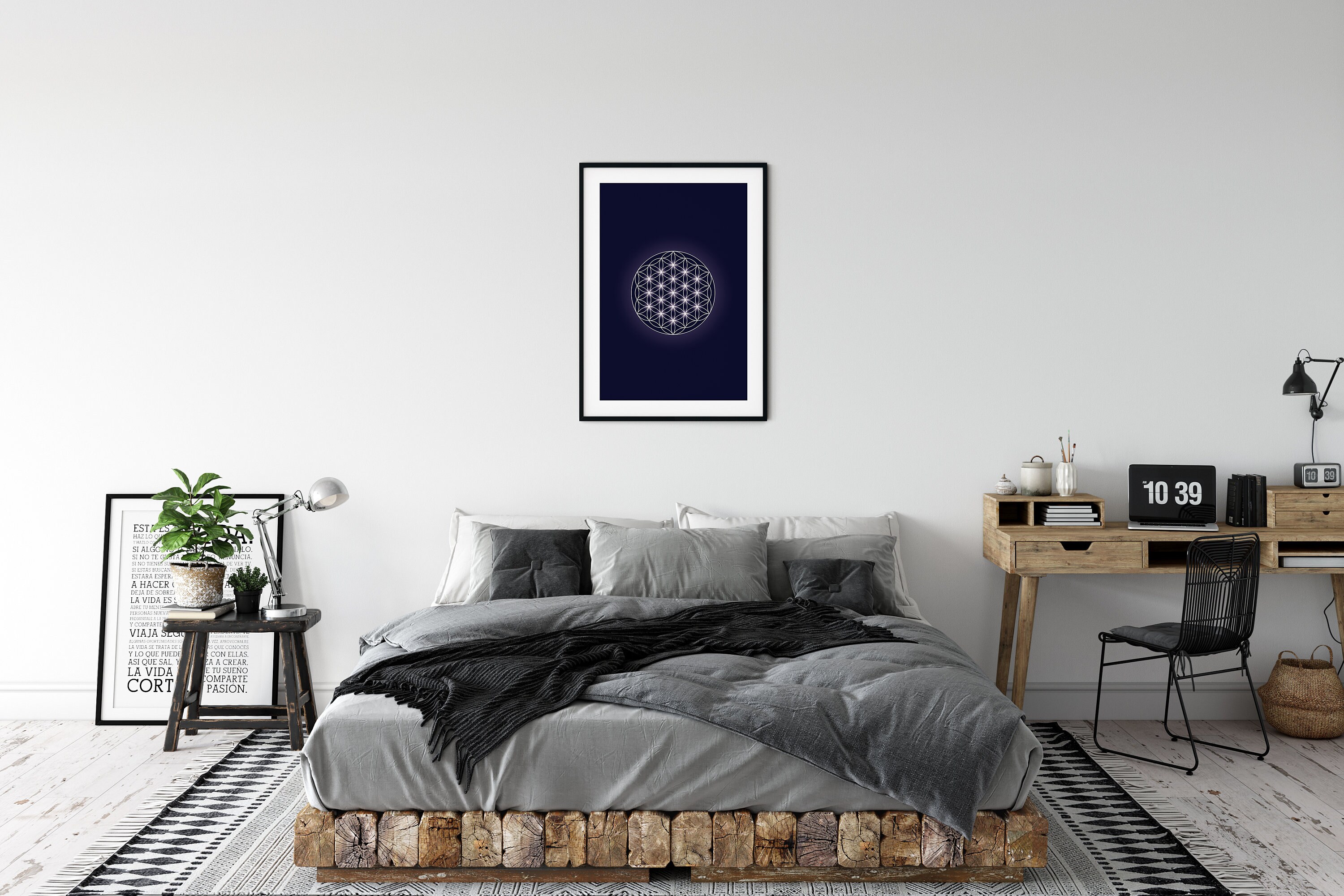 Flower of Life Poster Instant Download Sacred Geometry Wall - Etsy
