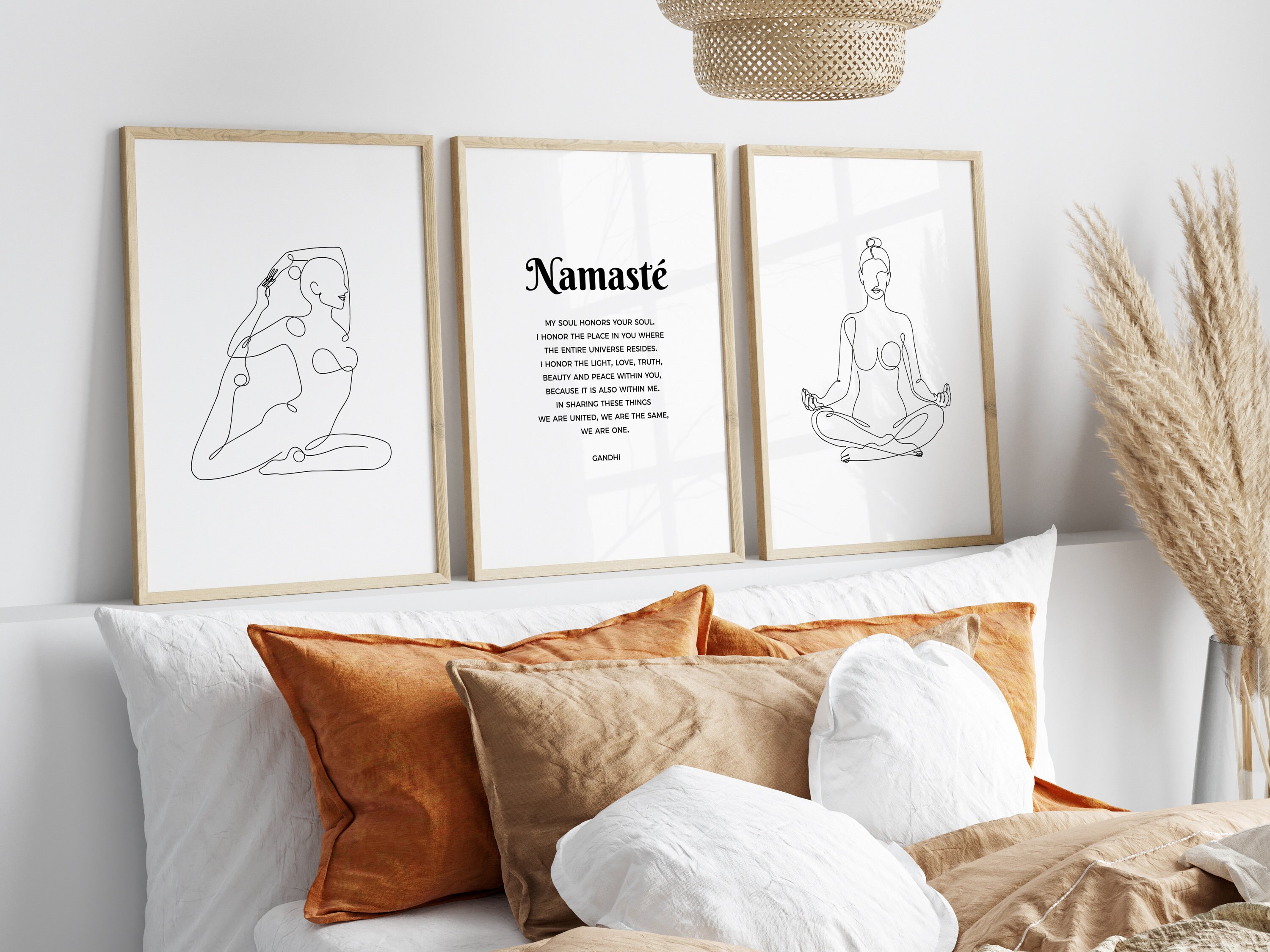 Printable Yoga Poster Set of 8, Yoga Line Art, Yoga Asanas, Chakra ...