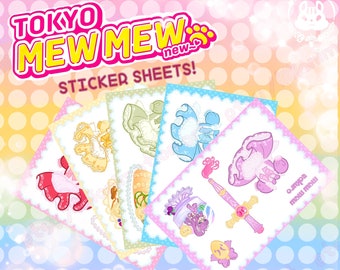Tokyo Mew Mew- Sticker Sheets - Magical Girl Anime