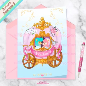 Hochzeitskarten - Digitale Downloads - Reese und Cyrus Animal Crossing