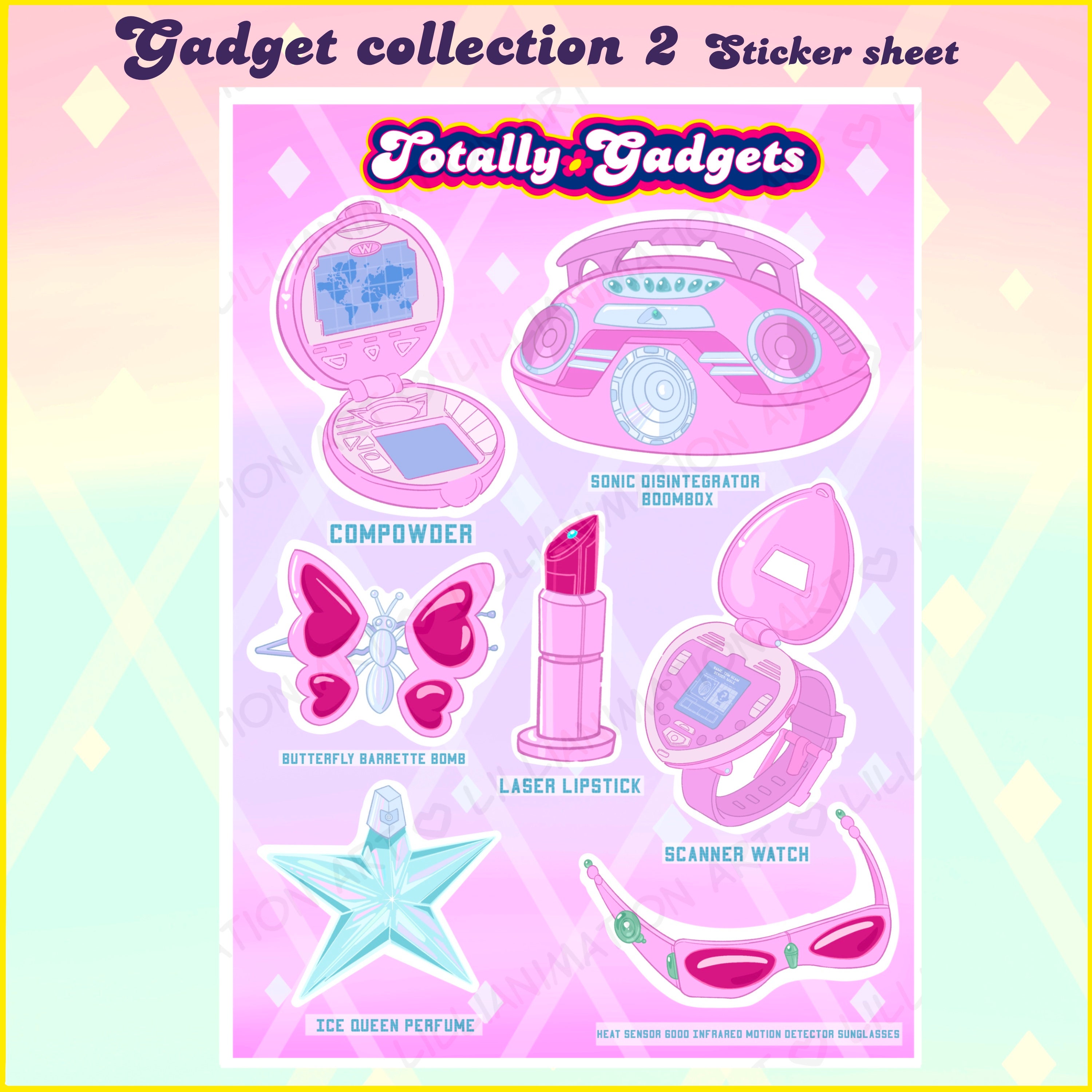Totally Spies Gadget Stickers Etsy UK
