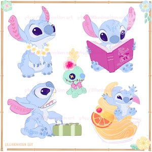 Lilo and Stitch- Tropical Sticker Sheet