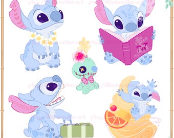 Lilo and Stitch- Tropical Sticker Sheet