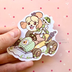 Animal Crossing Kart Sticker - Für Wasserflasche und Stationary