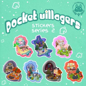 Animal Crossing Sticker - Polly Pocket Villagers Serie 2