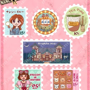 Nancy Drew STAMPS- Shadow at the Water&#39;s Edge- Sticker Set