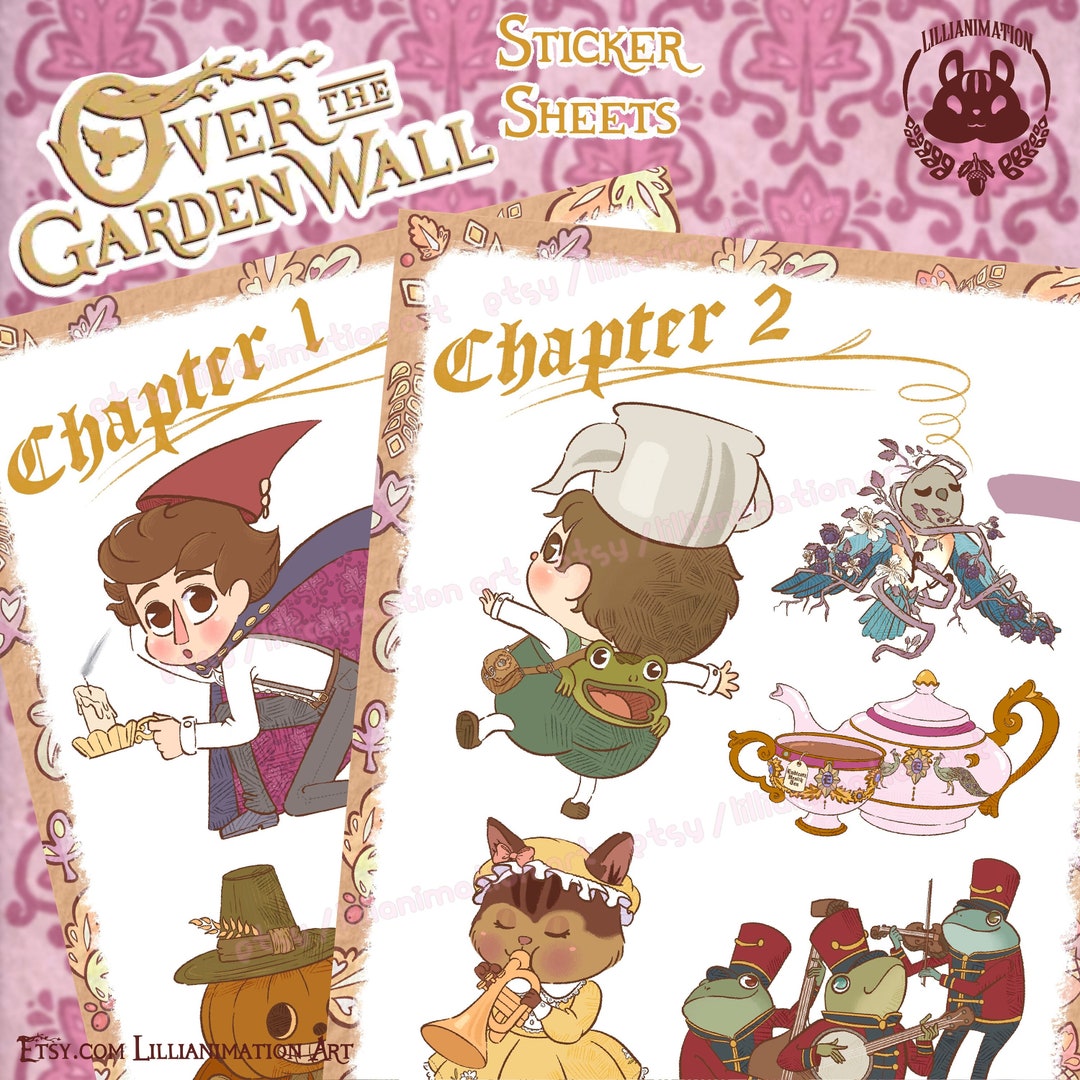 Over the Garden Wall Sticker Sheets Wirt & Greg Etsy