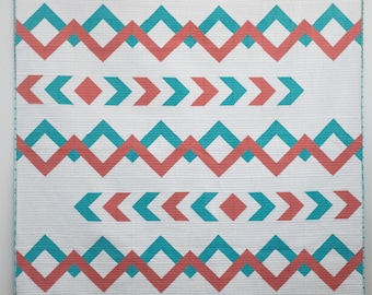 Survivor Quilt PDF Quilt Pattern/Modern Quilt Pattern/Quilt pattern