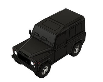 Archivos STL del Land Rover D90 para impresión 3D