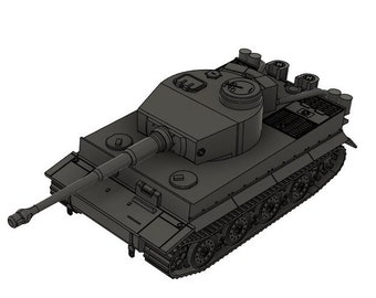 タイガー戦車 STL ファイル、第二次世界大戦モデル（3D プリント