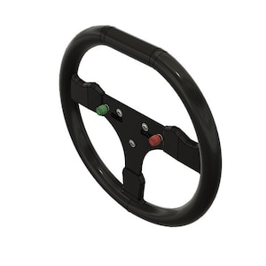 1/2 Scale MP4/4 Steering Wheel STL file/F1 Wall Art 3D printable