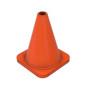 Traffic Cone STL file for 3D printing