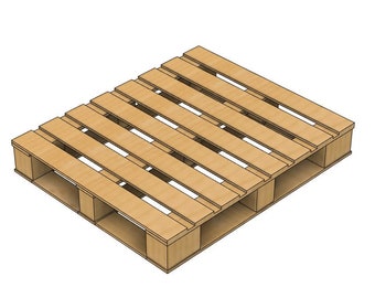 Puede incluir: Una paleta de madera con nueve listones, de color marrón y forma cuadrada.