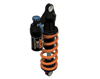 1/2 Scale Fox DHX Factory Rear Shock STL File | 3D Printing, Decal (Digital Download)