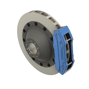 1/24 Scale Brake Kit STL for 3D Printing