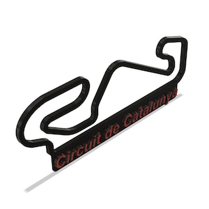 Circuit de Catalunya STL file for 3D printing/ Spanish Grand Prix Circuit