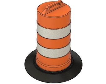 1/10 Scale Traffic Drum STL File | RC Drift Accessory (Digital File)