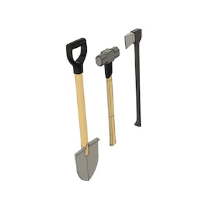1/10 Scale Tool Bundle STL Files for 3D Printing | Digital File | Traxxas TRX-4, Axial SCX-10, and All Other 1/10 Scale Crawlers and Garages