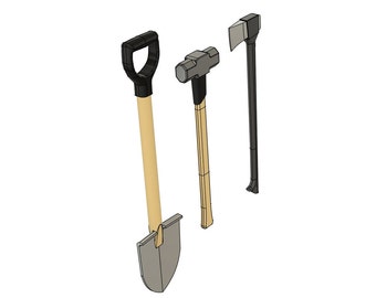 1/10 Scale Tool Bundle STL Files | 3D Printing Digital File