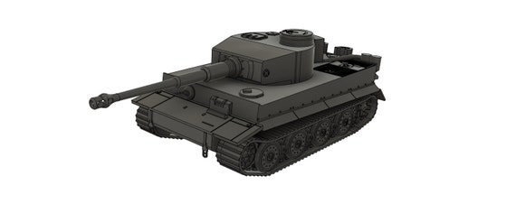 タイガー戦車 STL ファイル、第二次世界大戦モデル（3D プリント