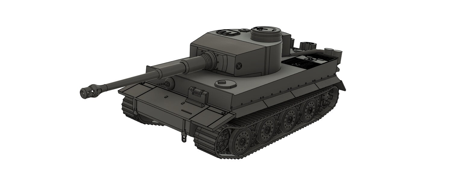 タイガー戦車 STL ファイル、第二次世界大戦モデル（3D プリント