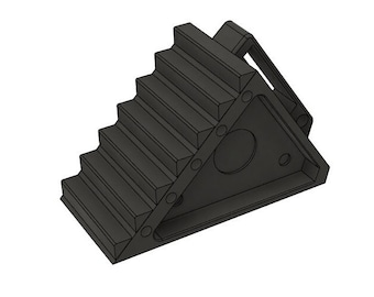 1/10 Scale Wheel Chock STL files for 3D printing