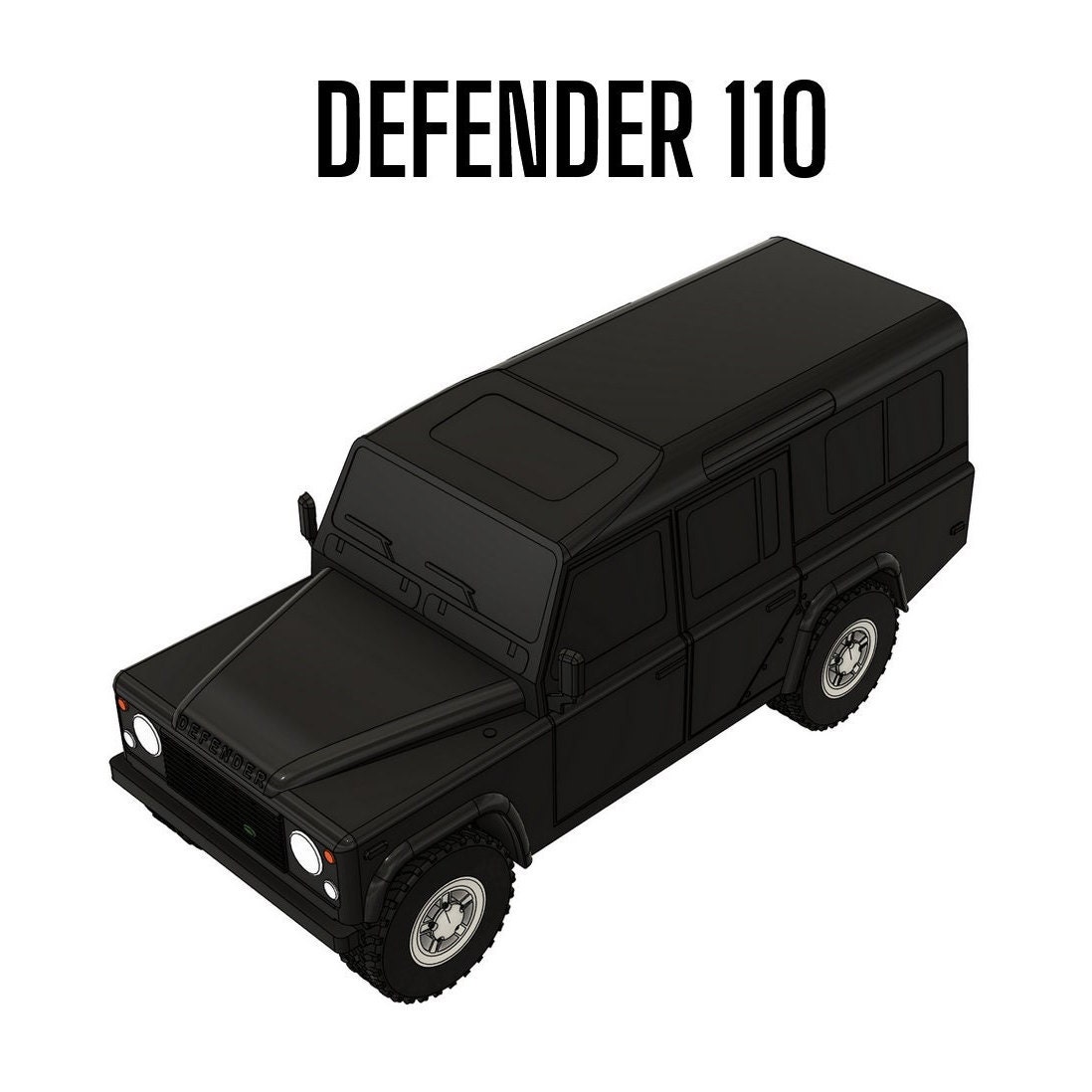 Land Rover Defender STL Bundle for 3D Printing | Digital File ...