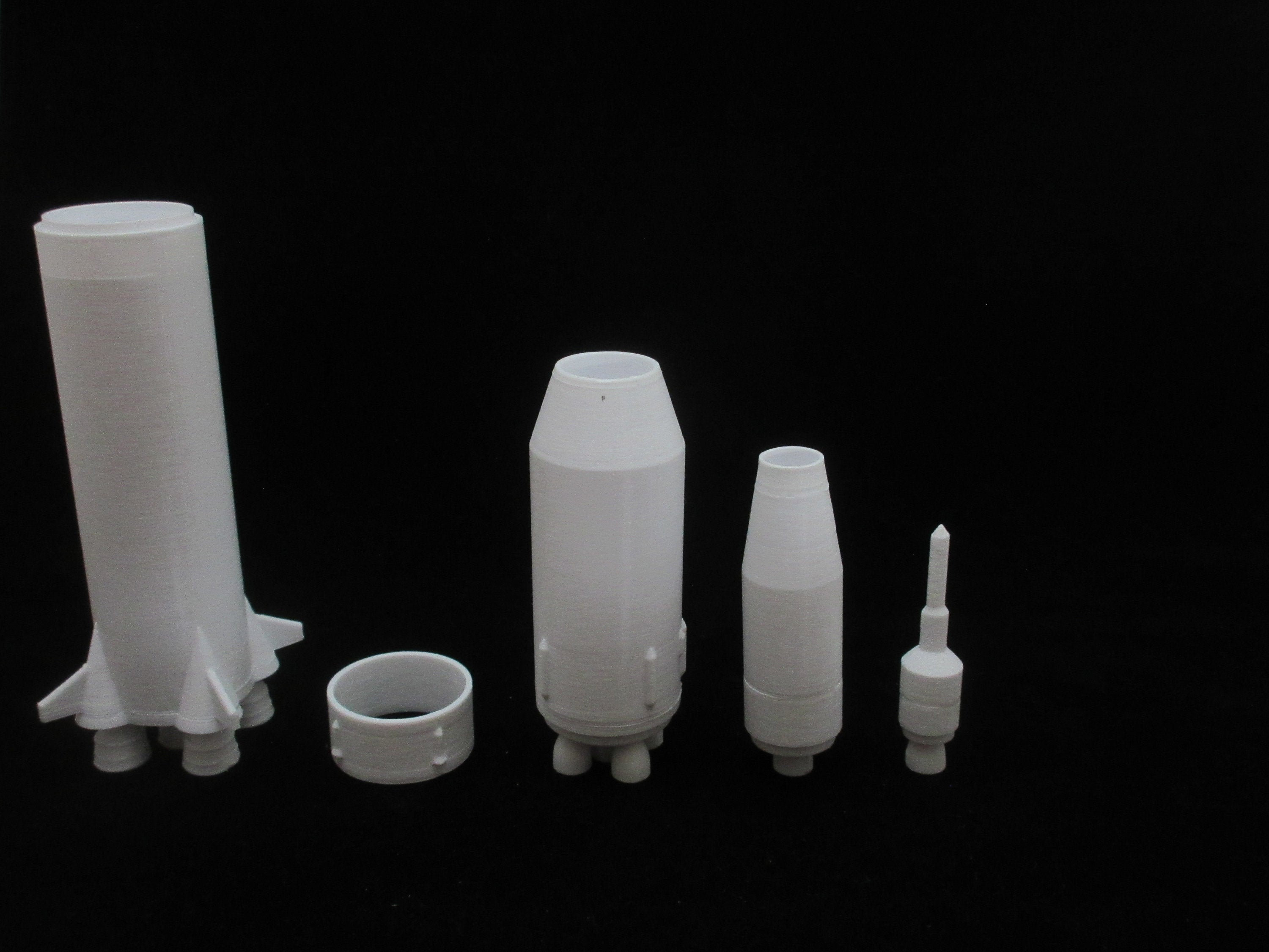 Saturn V Rocket STL Files for 3D Printing Etsy