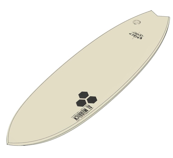 1/10 Scale Surf Board STL File for 3D Printing | Digital File