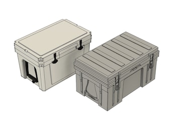 1/10 Scale Off Road Storage STL Bundle | RC Crawler Accessories (Digital File)