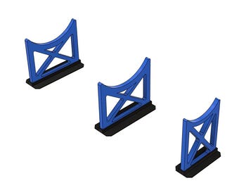 Holder For LEGO Saturn V STL Files For 3D Printing | Horizontal Mount For LEGO Rocket 3D Printable Files