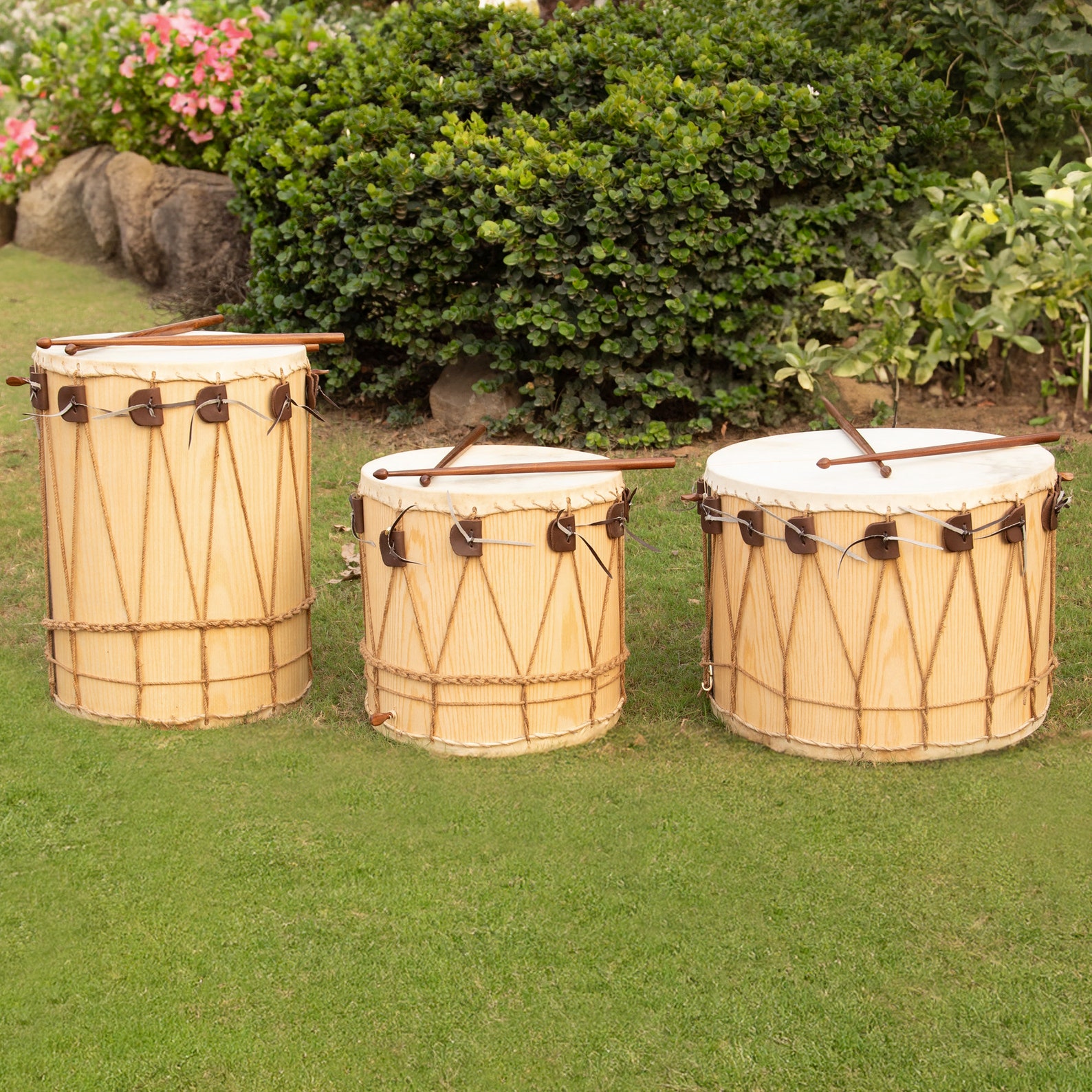 Medieval Snare Drum: Rope Tuned Marching Drum With Sticks - Etsy