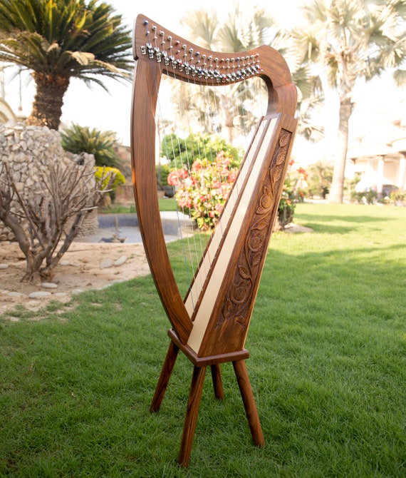 Irlandais Harpe 22 Corde Boru & Trinity Harpes, Celtique Levier Harpe, Folk