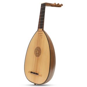 Luitukelele, 6-snarige tenor ukelele walnoot, luit-ukelele handgemaakt, tenorukelele walnoot afwerking