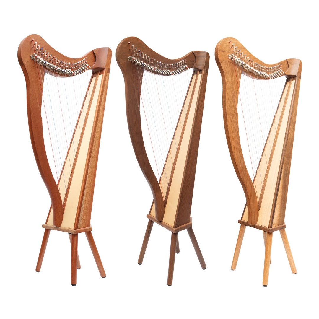 Celtic Irish Harp 22 String Ard Ri Irish Lever Harp Hand Made Ireland Comes With Carrying Bag Celtic Irish Harp 22 String Ard Ri Irish Lever Harp Hand Made Ireland Comes With Carrying Bag