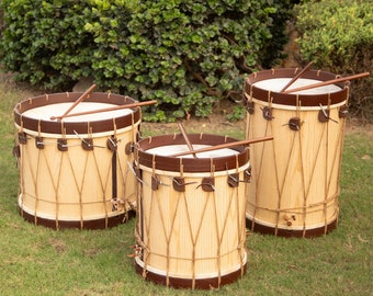 Renaissance Drum, Traditional Renaissance Drums, Hand Made Snare Drum