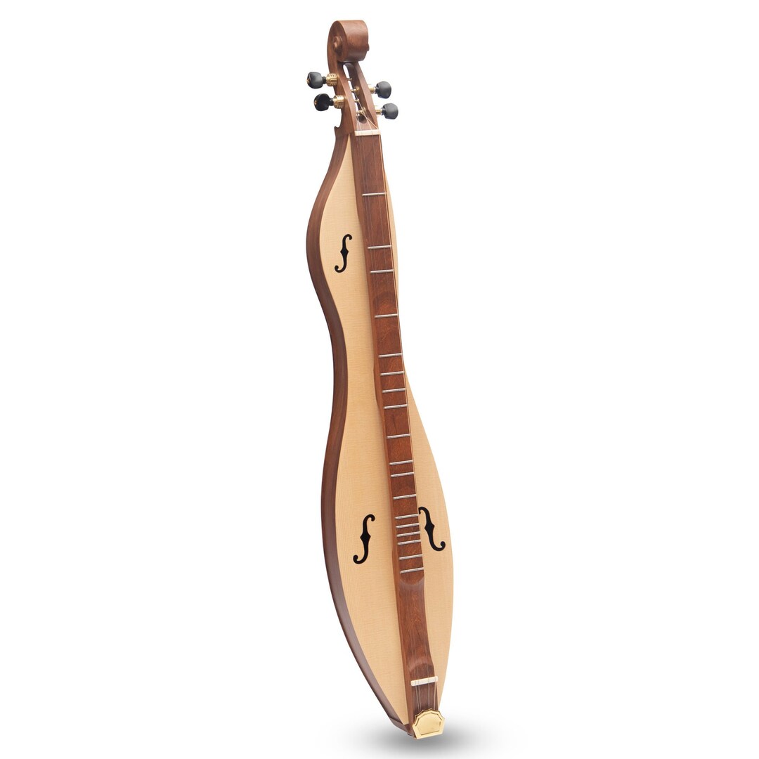 Appalachian Dulcimer 4 String Mountain Dulcimer Cutaway, Fhole