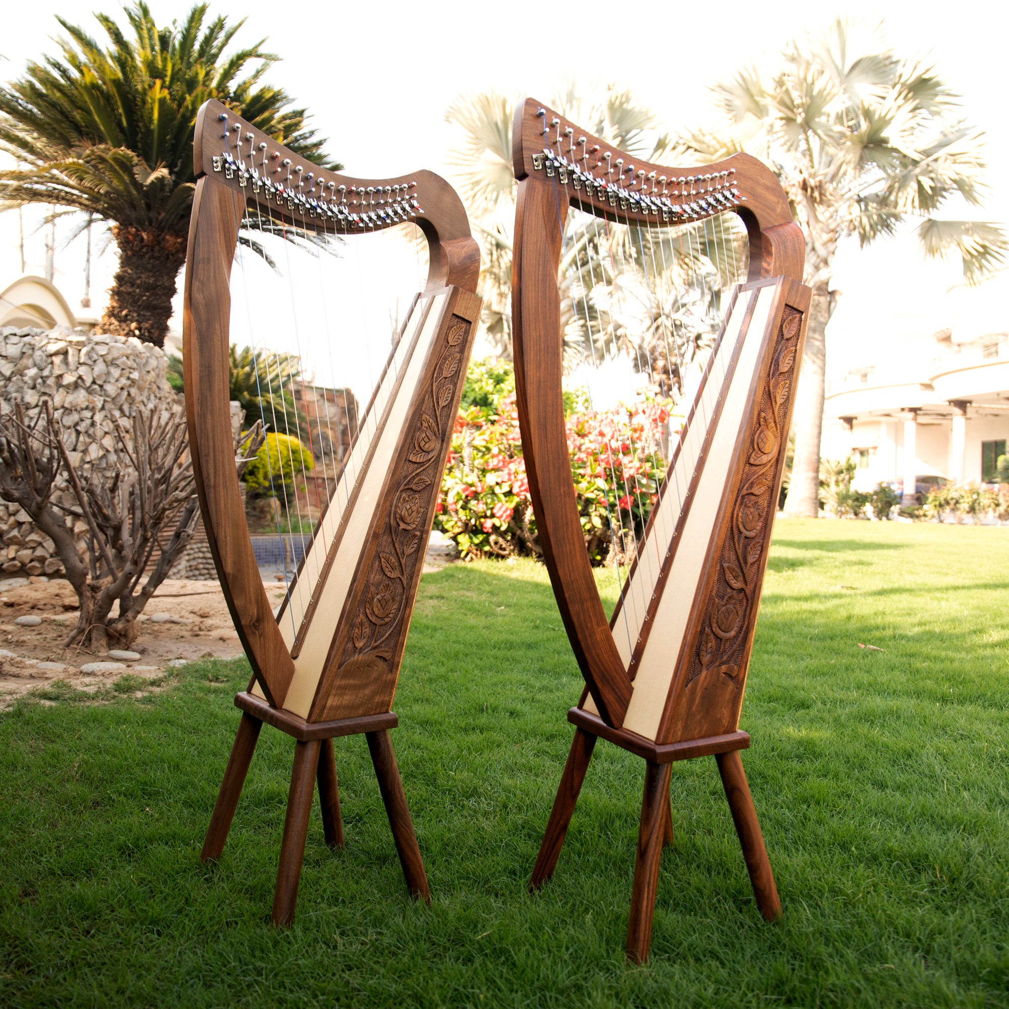 Celtic harp on sale for sale