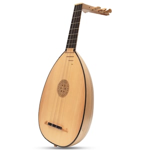 Lute Ukulele, 6 String Tenor Lacewood, Lute-Ukulele handmade, Tenor Ukulele