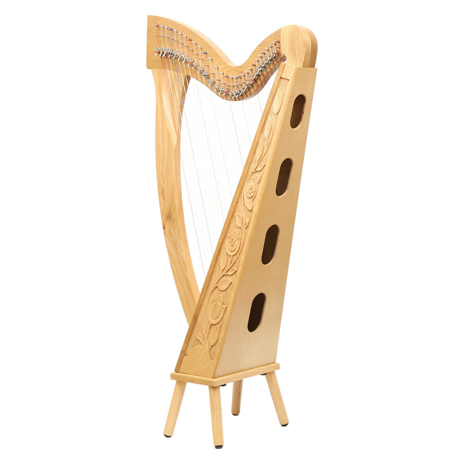 29 String Trinity Harp in Ash wood Finish. Inc padded Etsy