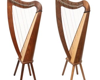 22 Strings Claddagh Harp Irish Lever Harp Hand Made Ireland