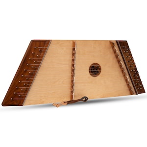 Hammered Dulcimer 10/9 Single Strung Rosewood With Hammers , Handmade Hammered Dulcimer With Solid Wood Comes with Bag, Strings & Hammers