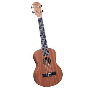 Tenor Ukulele, Festival Tenor Ukulele Mahogany Natural and Black Finish, Tenor Ukulele Solid Wood with Bag