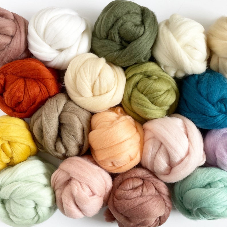 Merino Wool Roving / Extra Fine Merino Wool / Weaving Supplies Etsy