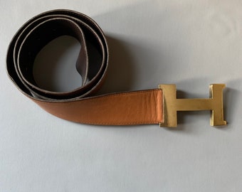 etsy hermes belt